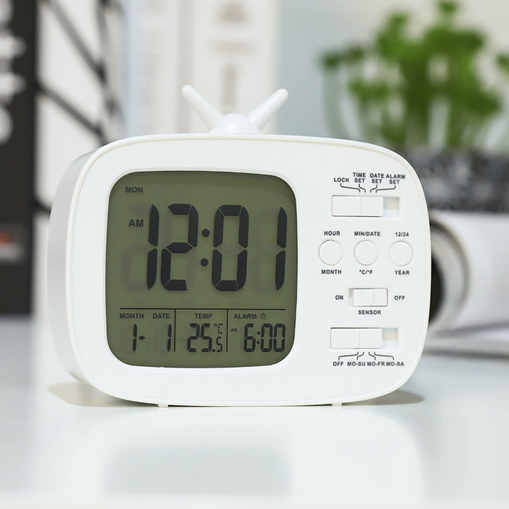 Digital Thermometer Alarm Clock Bowlift