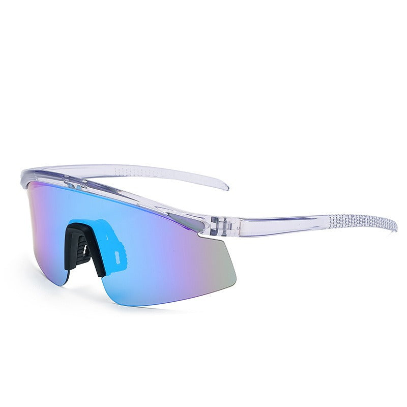 Unisex nan sporty wraparound sunglasses with polarized lenses and non-slip nose pad Bowlift