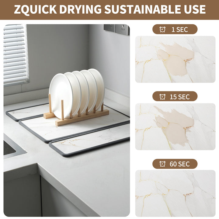 Elegant Marble Design Serving Mat