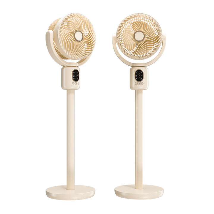 Women's height-adjustable stand fan with innovative air circulation Bowlift