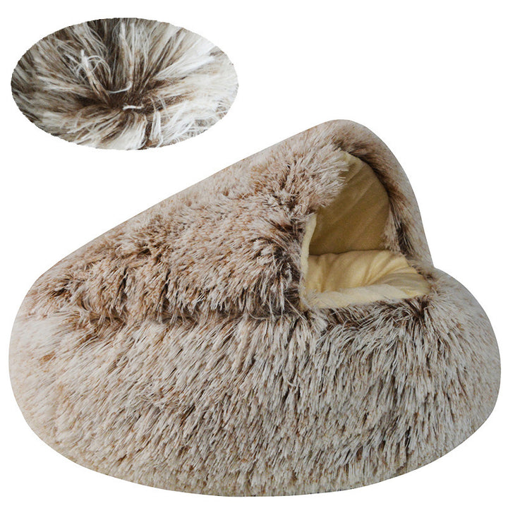 Cozy Soft  Hideaway  Dog Bed