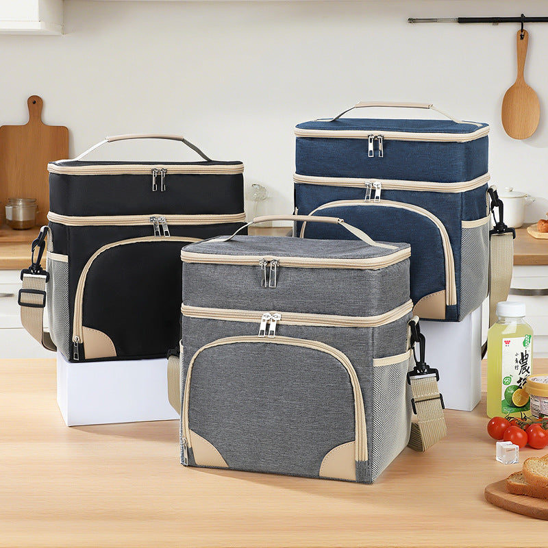 Insulated Multi-Pocket Lunch Organizer Bowlift