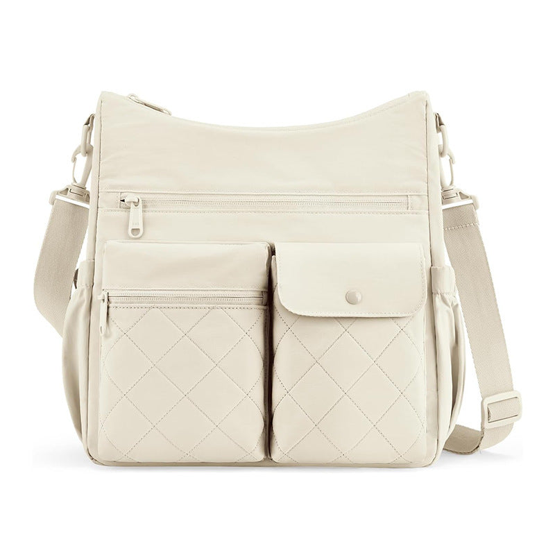 Stylish shoulder bag with multiple organizational compartments Bowlift