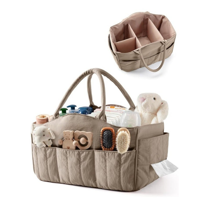Diaper bag with multifunctional organizer Bowlift