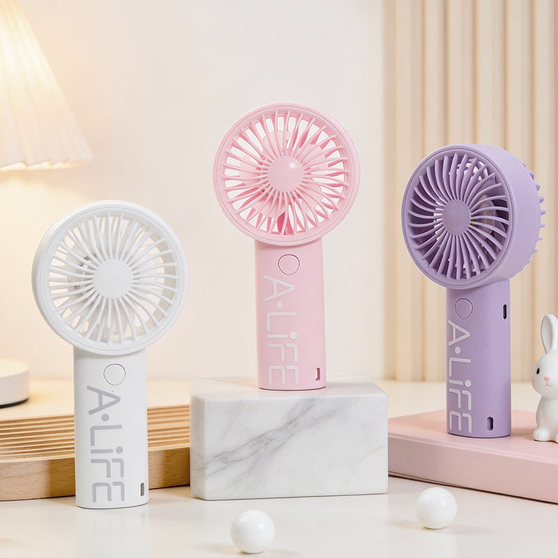 Women's Portable USB Hand Fan with Adjustable Fan Speed Bowlift