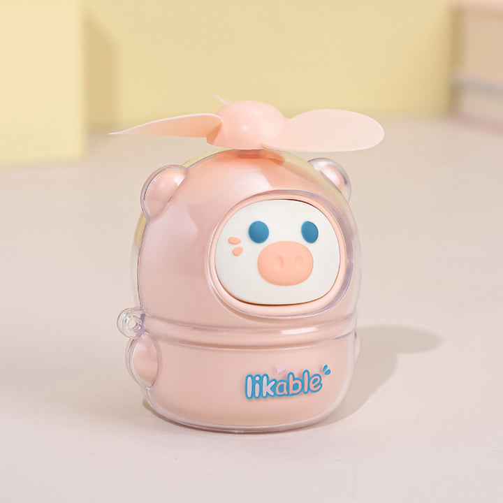 Ladies handy mini fan with animal design Bowlift