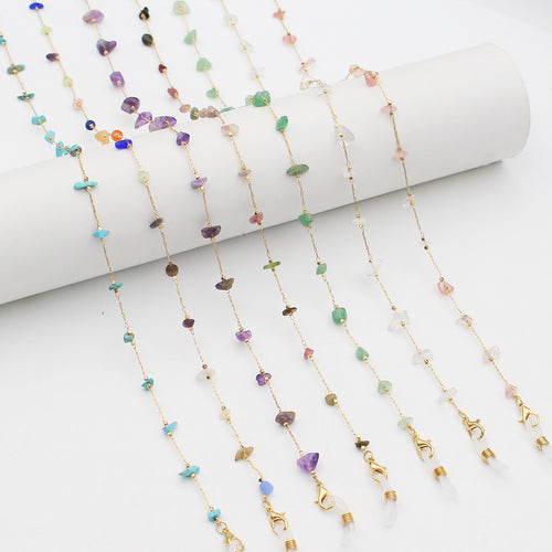 Elegant Crystal-Embellished Eyewear Chain Bowlift