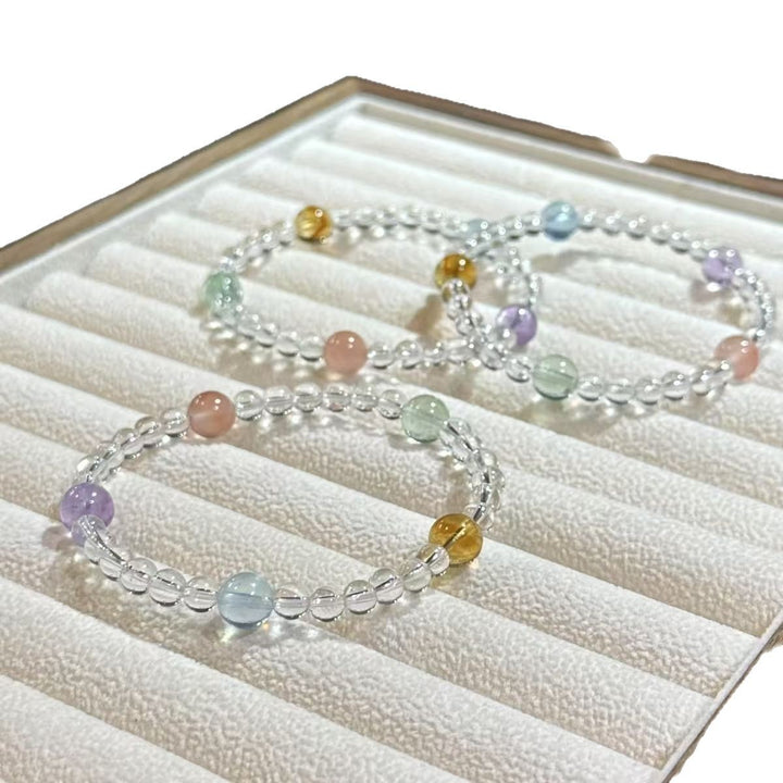 Adjustable Gemstone Stretch Bracelet Bowlift