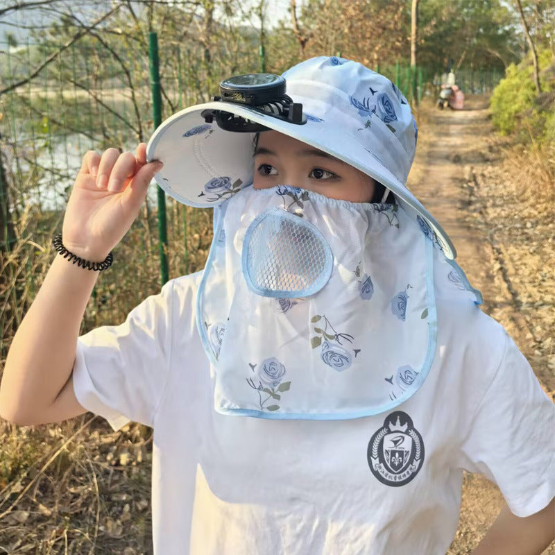 UV protection sun hat with removable insect net and breathable air vent Bowlift