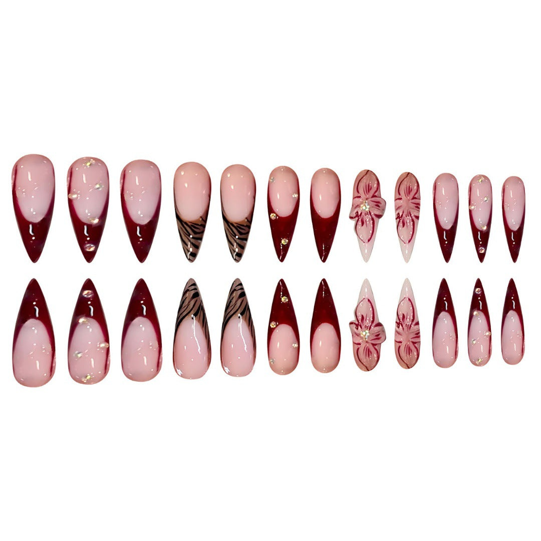 Premium Abstract Nail Art Extensions Bowlift