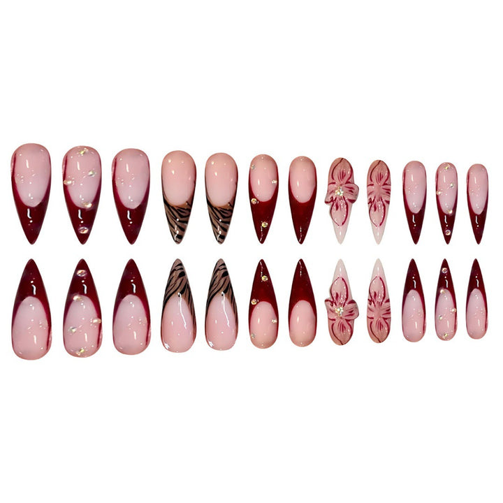 Premium Abstract Nail Art Extensions Bowlift