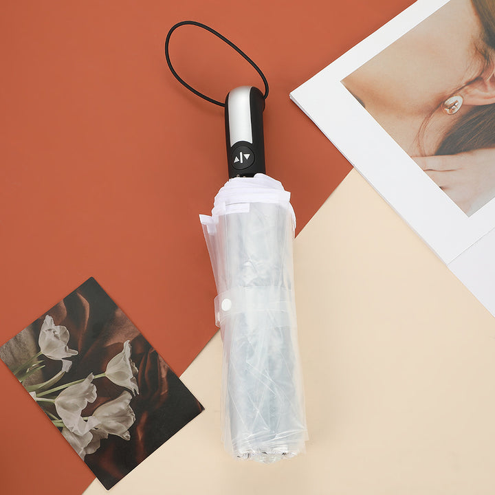 Unisex Automatic Transparent Umbrella Bowlift