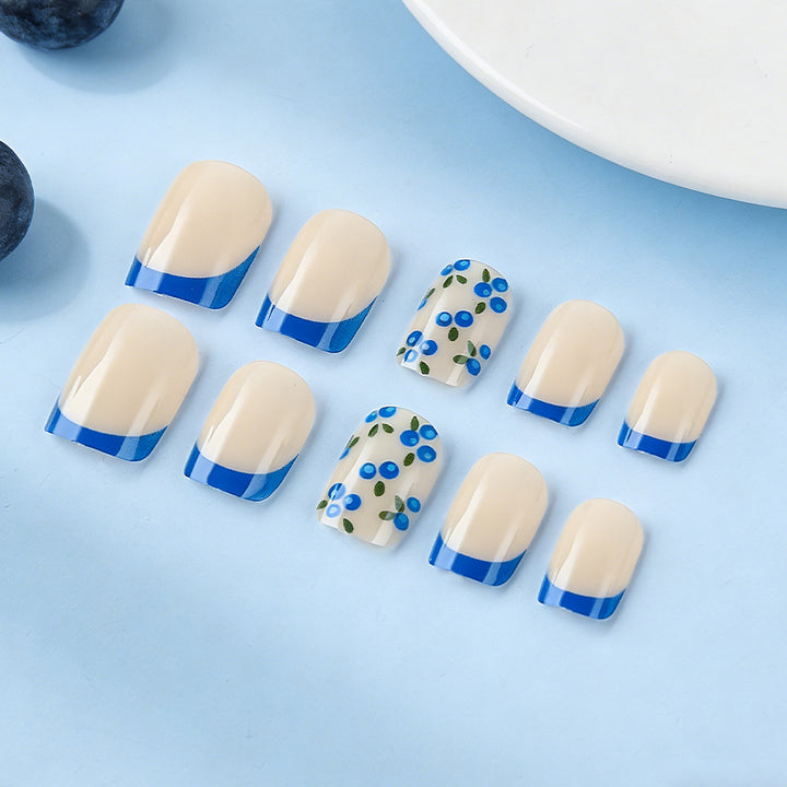 Floral Design Gel Nail Art Bowlift