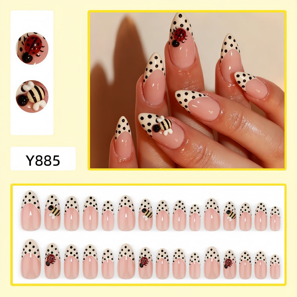 Unique art nails with insect designs Bowlift