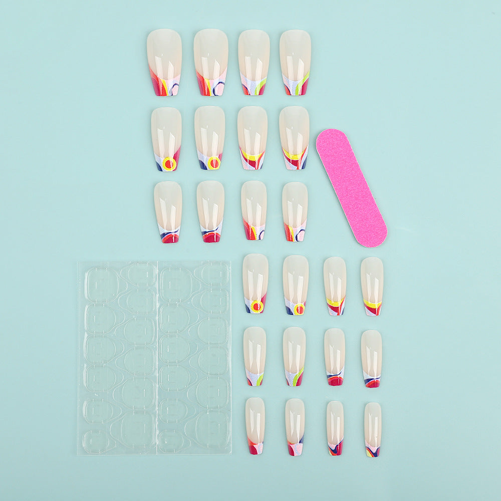Creative and colorful nail art Bowlift
