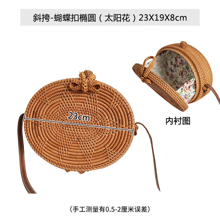 Women Handmade Basket Bag Bowlift
