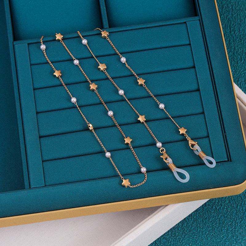 Star Charm Eyewear Chain Bowlift