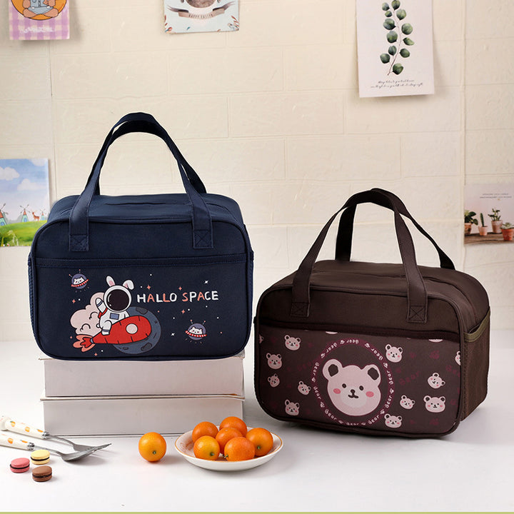 Insulated Kids' Lunch Bag with Cute Bear Design Bowlift
