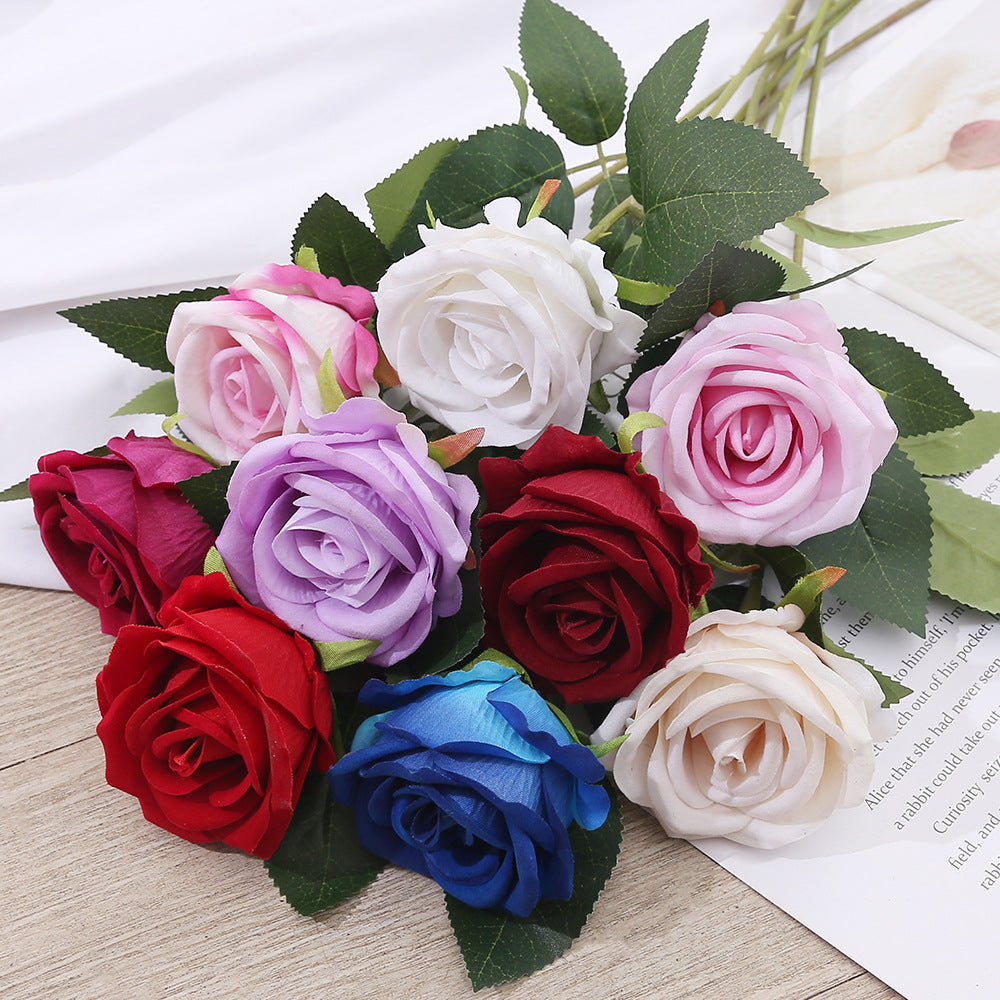 Realistic Faux Rose Bouquet