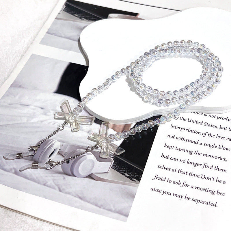 Crystal Beaded Eyewear Chain Bowlift
