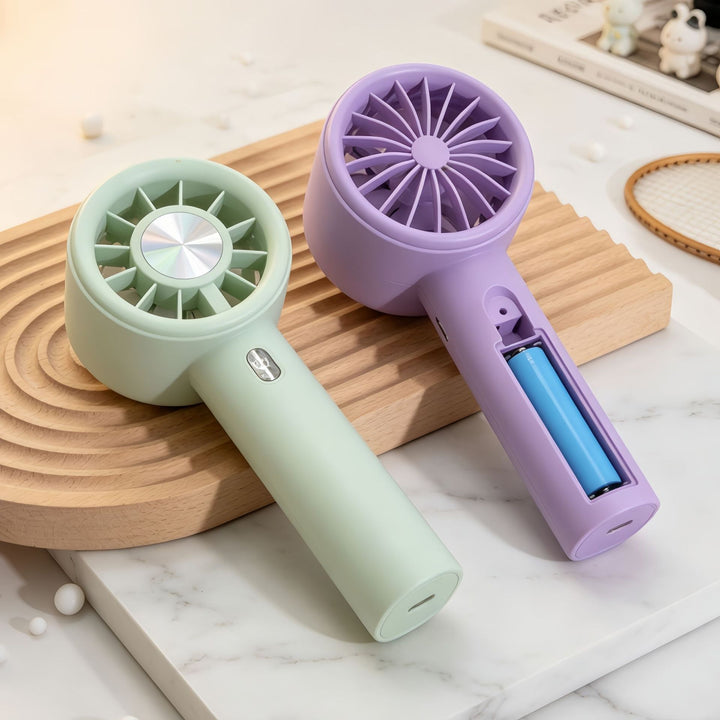Women's Portable Handheld Fan with Multifunctional Charging Port Bowlift