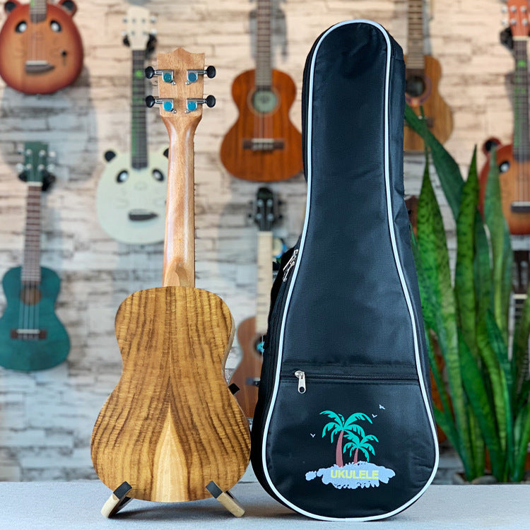 Premium 23-Inch Exotic Koa Ukulele Bowlift