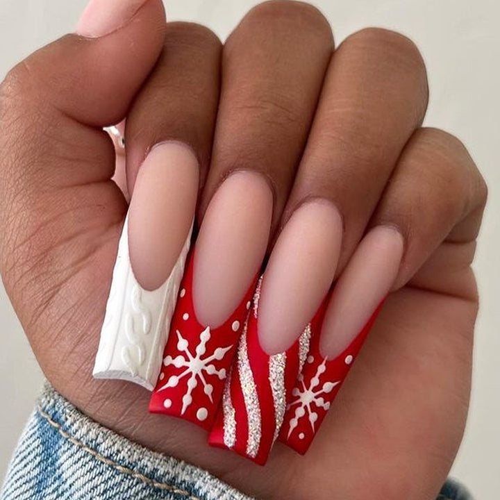 Festive Artificial Nail Creations Bowlift