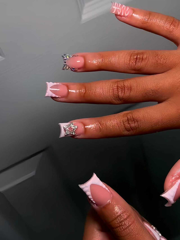 Glamorous Acrylic Nail Art Extensions Bowlift