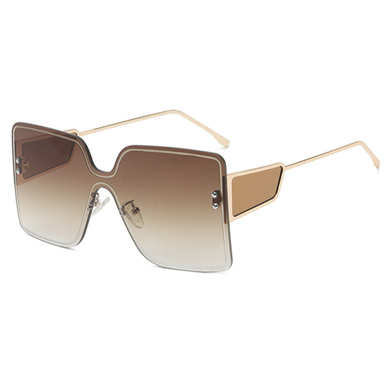 Women oversized Geometric Sunglasses Bowlift