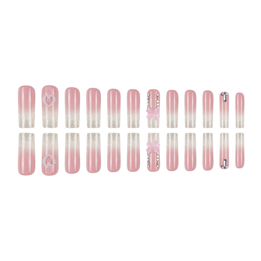 Decorative Long Acrylic Nail Extensions Bowlift