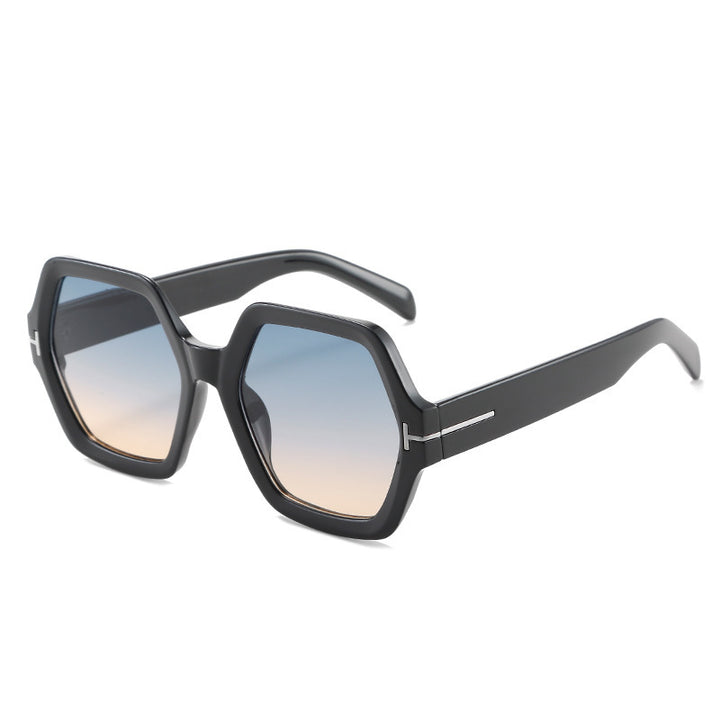 Stylish Oversized Hexagonal Sunglasses Bowlift