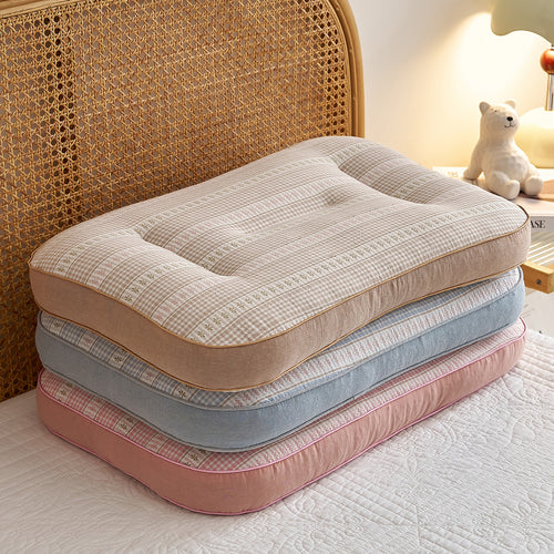 Ergonomic sleeping pillow with gentle support Bowlift