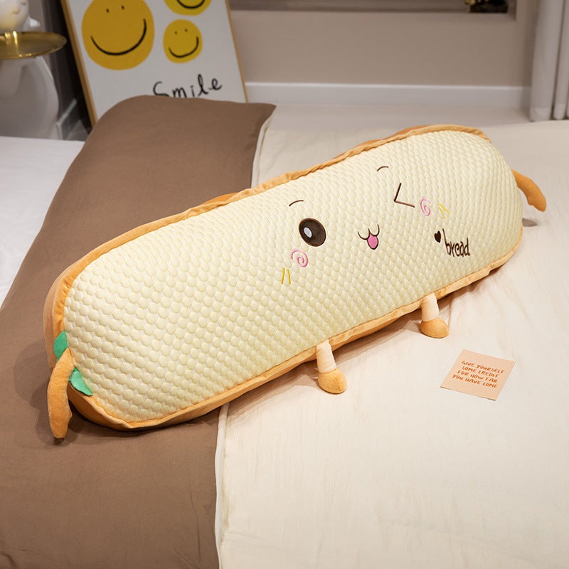 Plush Sandwich Cushion with Sweet Design Bowlift
