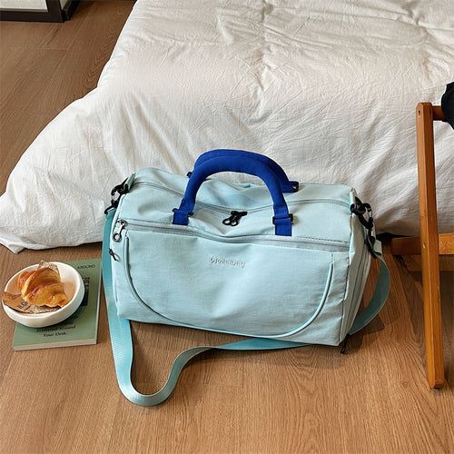 Sporty Duffel Bag With Versatile Compartments Bowlift