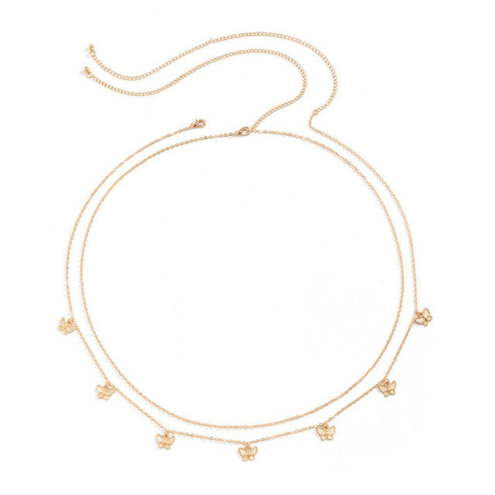 Delicate Butterfly Chain Necklace Bowlift