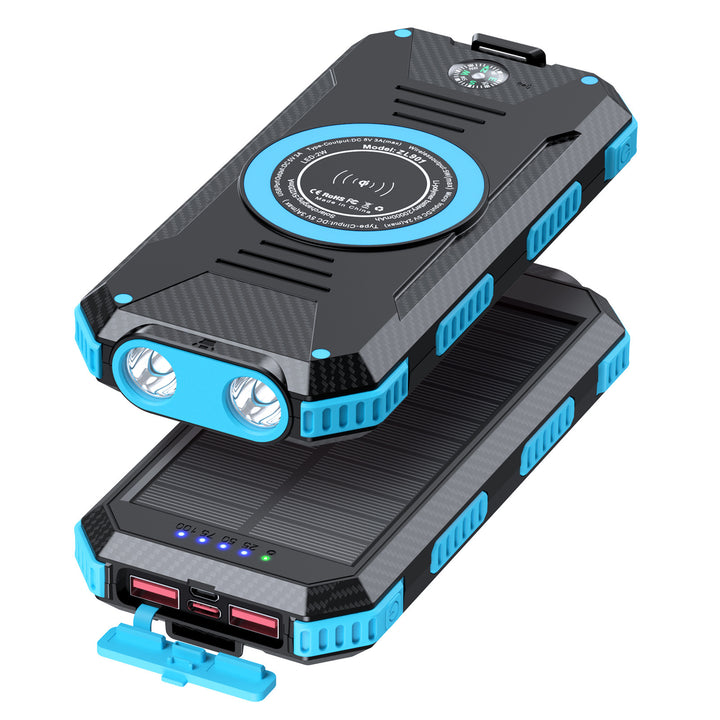 Solar Powerbank with Wireless Charging Function Bowlift