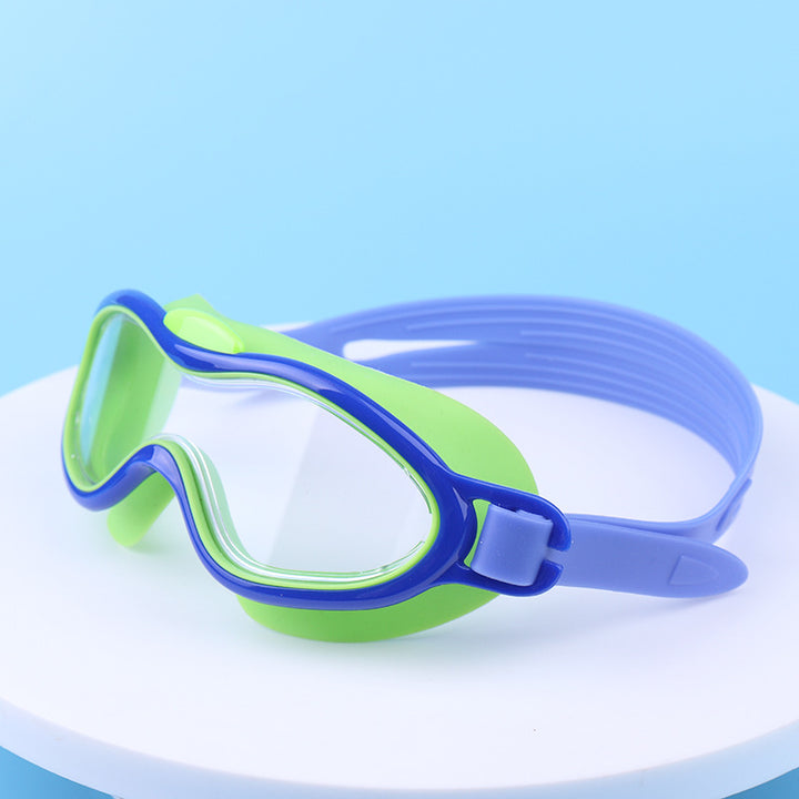 Waterproof swimming goggles with adjustable head strap and UV protection Bowlift