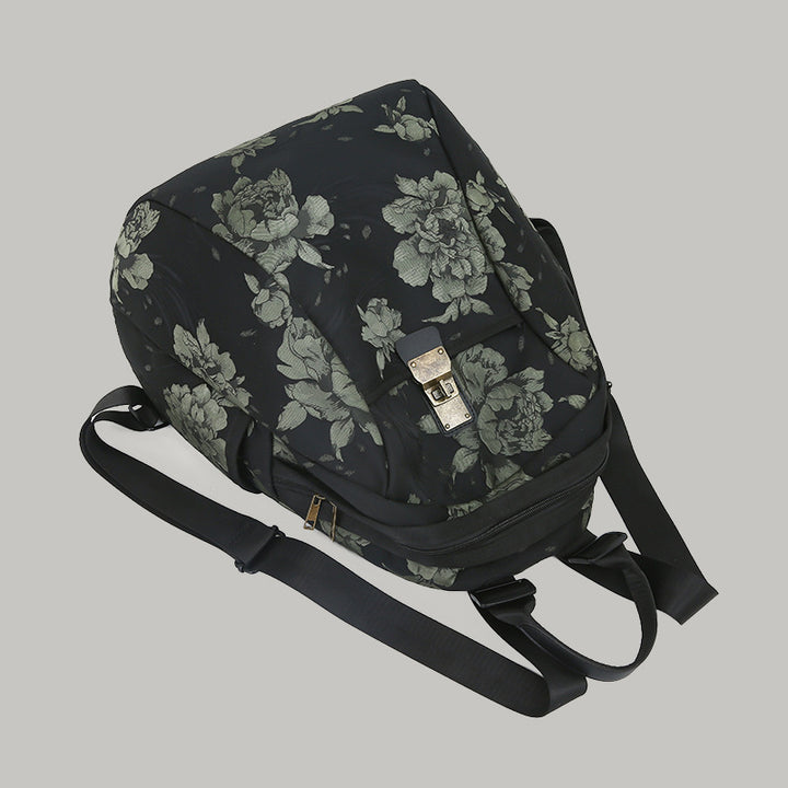 Floral Patterned Sling Backpack Bowlift