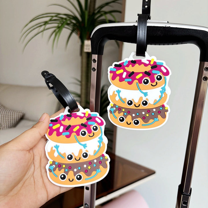 Fun Donut-Themed Luggage Tag Bowlift