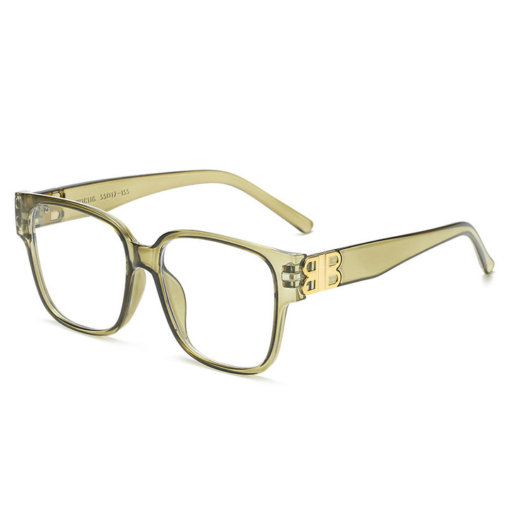 Women's fashionable square sunglasses with elegant logo Bowlift
