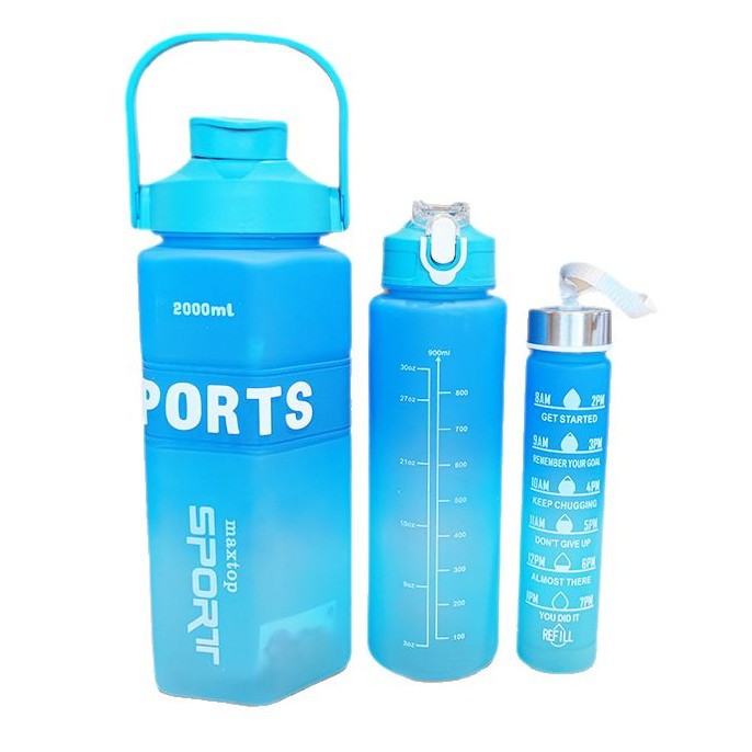 Women's Sports Water Bottle with Motivational Scales Bowlift