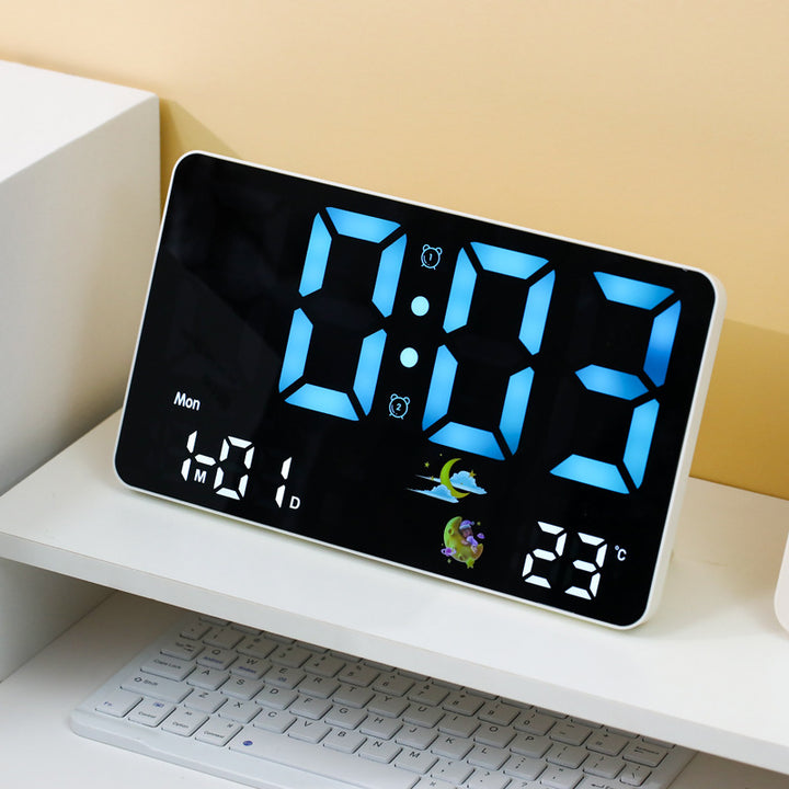 Digital table clock Bowlift