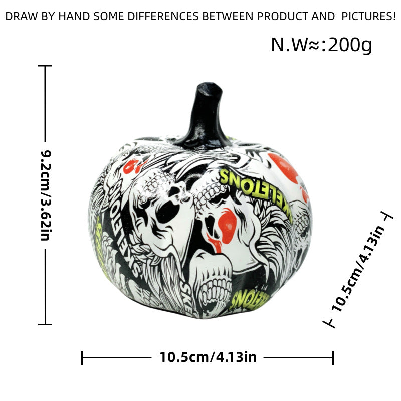 Artistic Halloween Pumpkin Figurine Bowlift