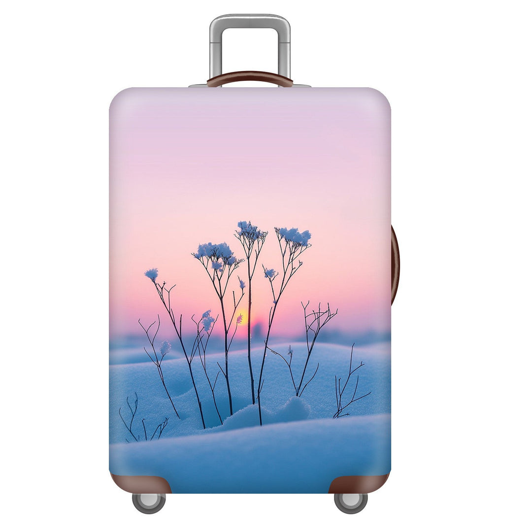 Unisex Hard Shell Suitcase with Inspiring Cityscape Bowlift