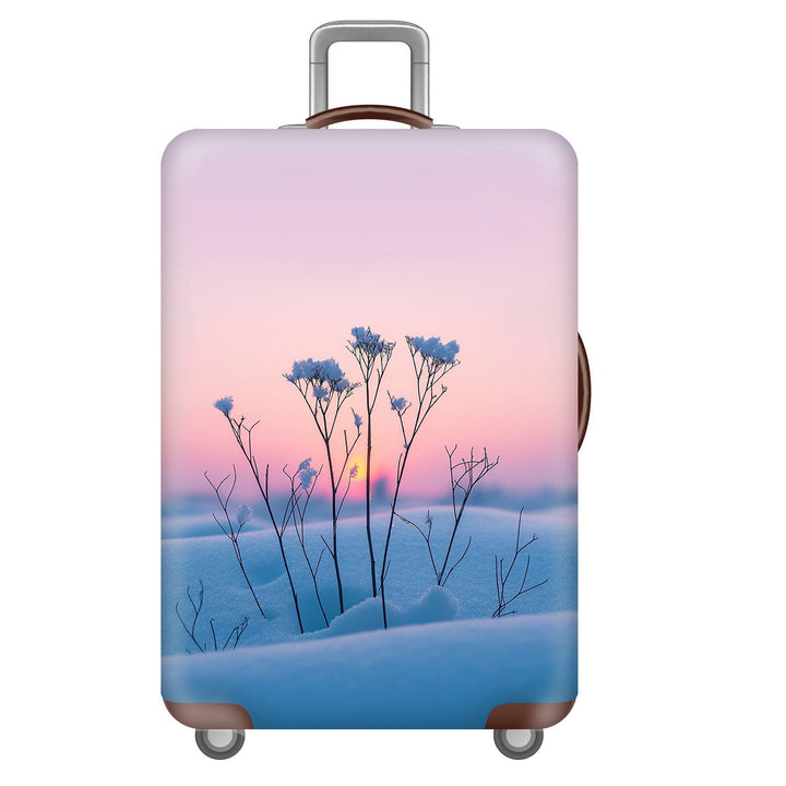 Unisex Hard Shell Suitcase with Inspiring Cityscape Bowlift