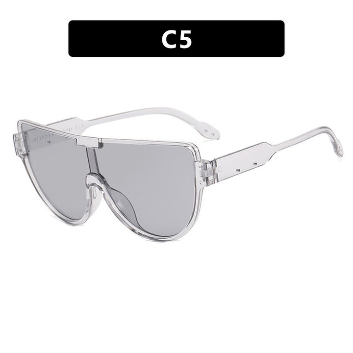 Women’s Fashion Sunglasses with Futuristic Shield Design Bowlift