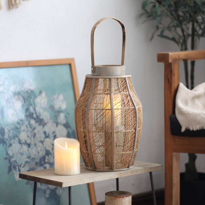 Decorative Rattan Lamp Bowlift