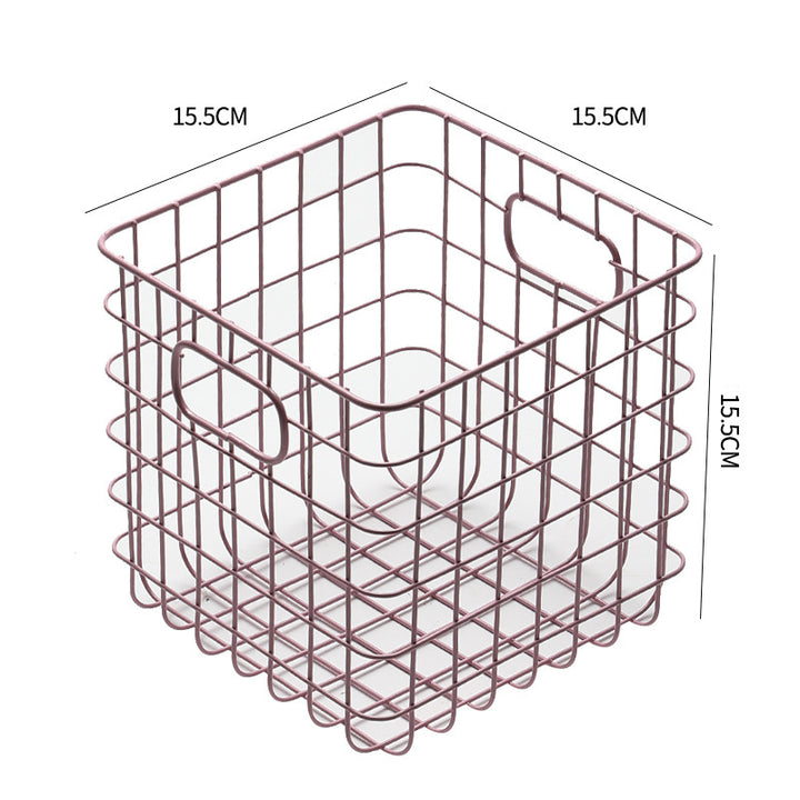 Unisex Wire Storage Basket with Ergonomic Handles Bowlift