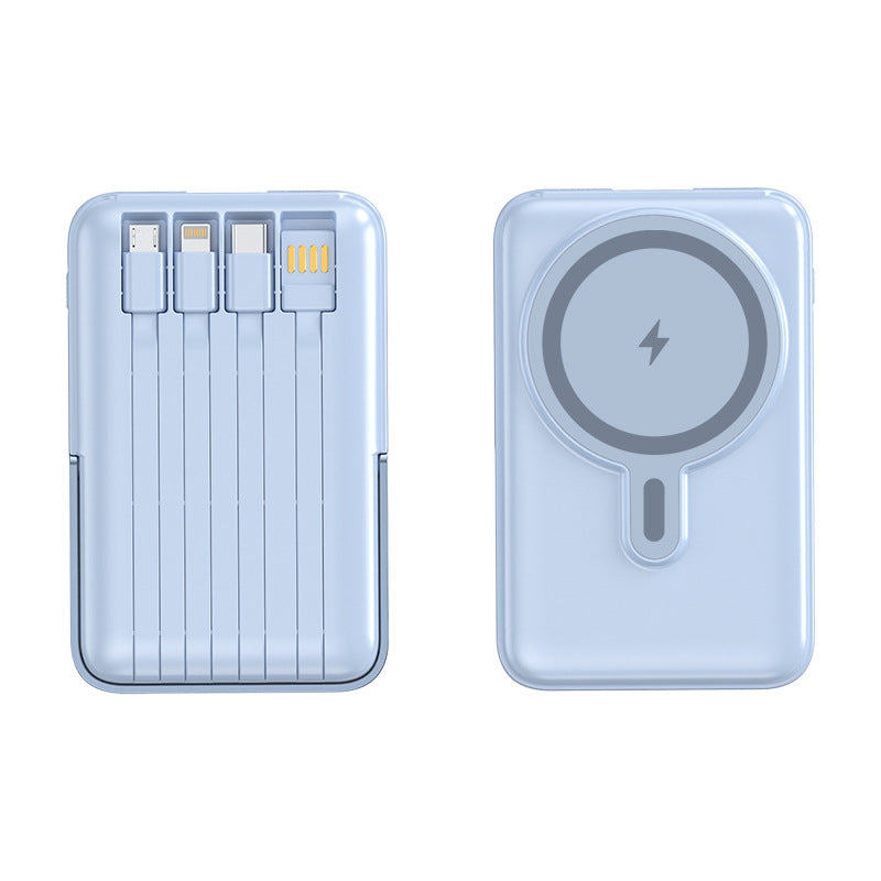 Portable power bank with Magsafe technology by Bowlift