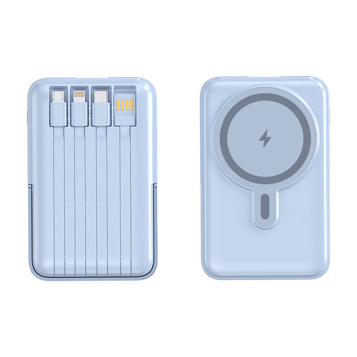 Portable power bank with Magsafe technology by Bowlift